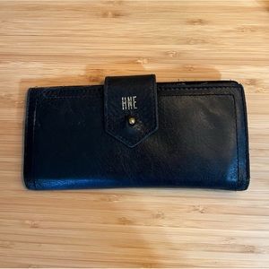 Madewell Black Leather Wallet. With monogramming. 7.5”x3.75”